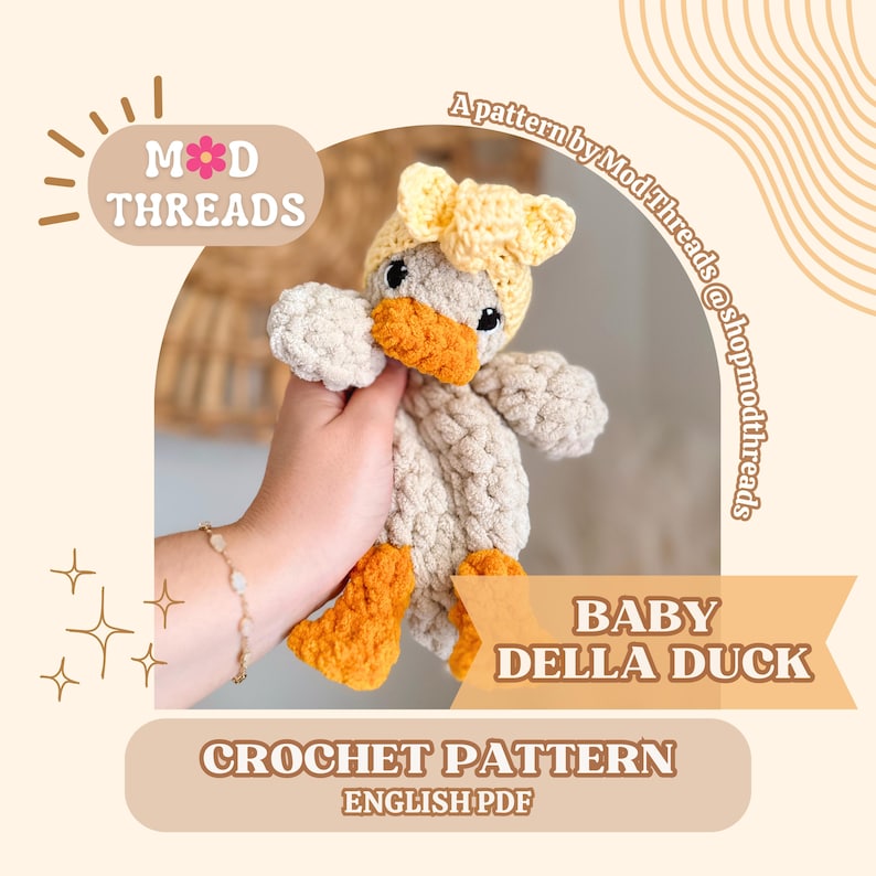 Della Duck Lovey Crochet PATTERN