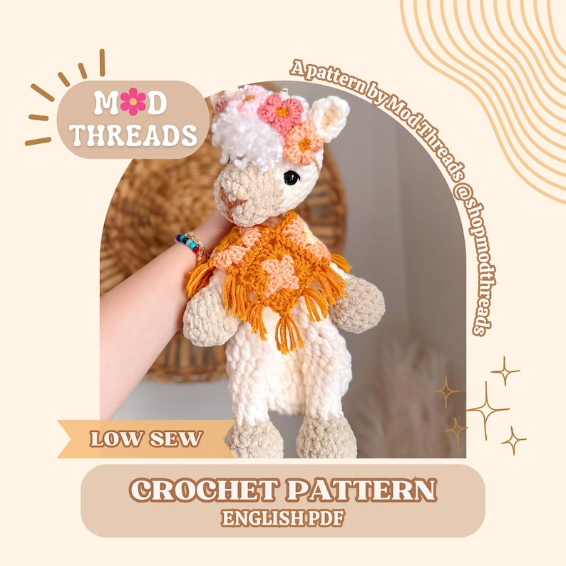 Ally the Baby Alpaca Crochet PATTERN